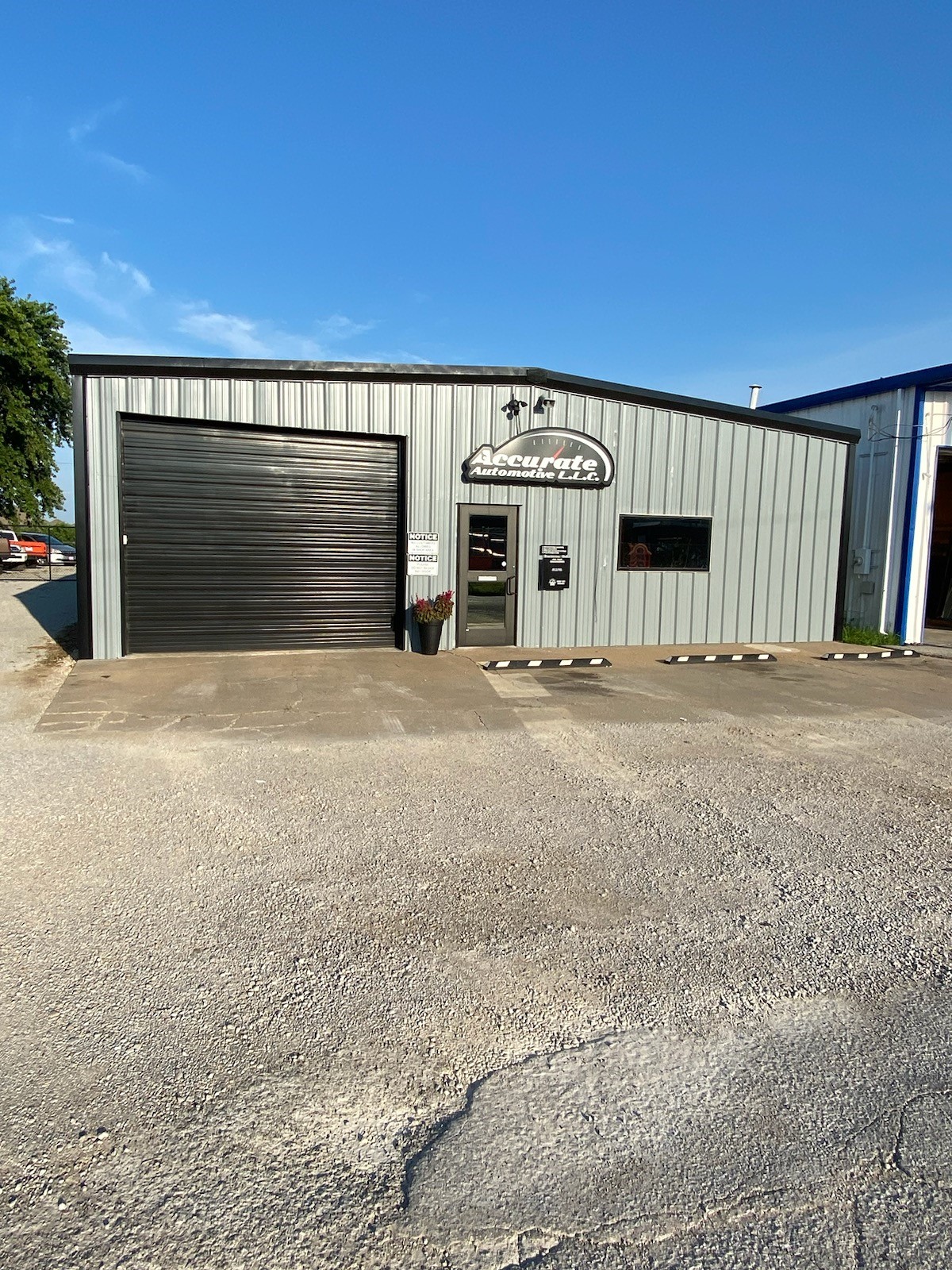 Accurate Automotive LLC shop on Cholwell Avenue in Bartlesville