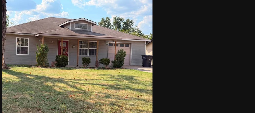Home with finished exterior work
