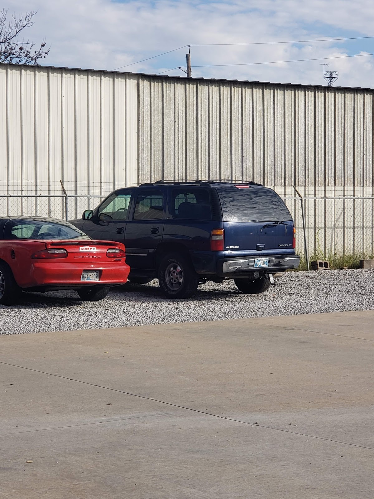 Vehicles at the Lenox yard